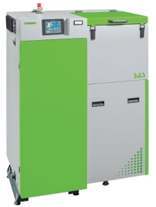 Kocioł SAS COMPACT 20 kW na pelet 5 klasa ekodesign za automatycznym podawaniem paliwa (ekogroszek)