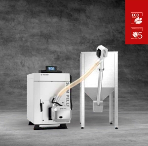 Kocioł c.o. na pellet SLIM PELLET MINI 15 kW / Metal Fach