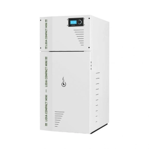 Kocioł Kozlusan Lidia Compact Mini 25 kW automatyczny peletowy podwyższony standard Pm < 20 mg/m3 